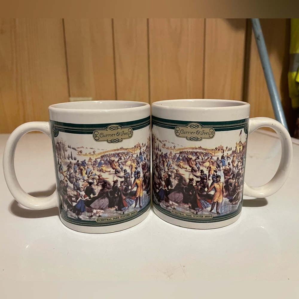 Currier & Ives Coffee mugs